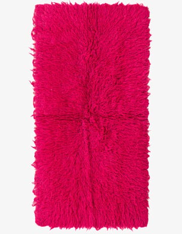 2' 3 x 4' 5 Hand Knotted Moroccan Wool Runner Rug