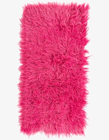 2' x 4' Hand Knotted Moroccan Wool Runner Rug