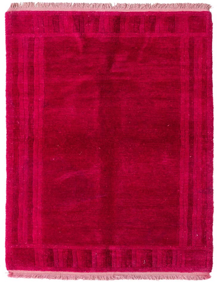 Detail image of 3' x 5' 10 Hand Knotted Nepal Wool Runner Rug