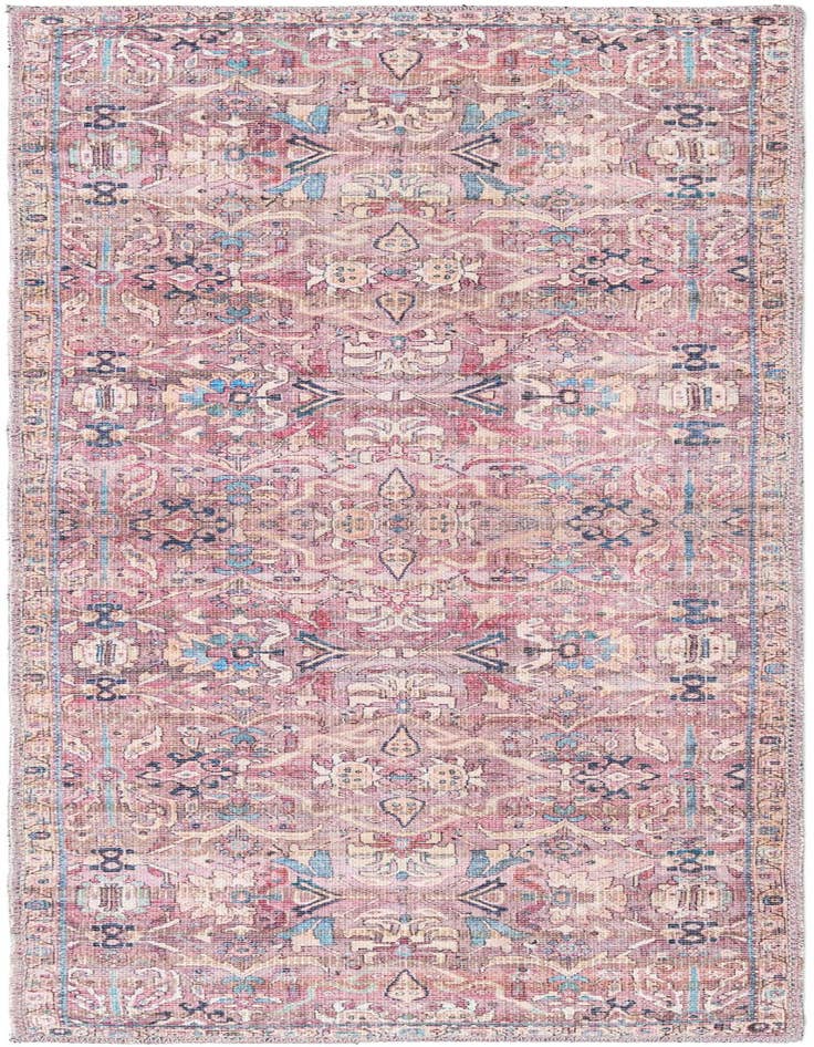 Detail image of 2' x 5' Washable Nostalgia Runner Rug