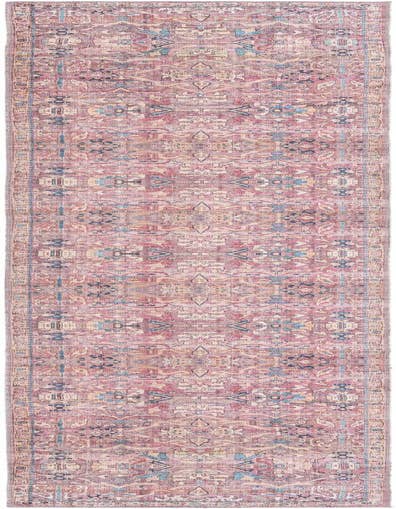 Detail image of 2' 7 x 14' Washable Nostalgia Runner Rug