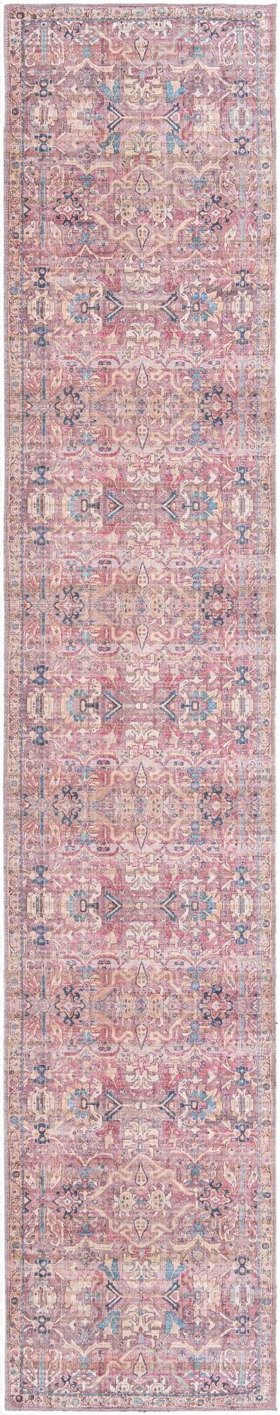 Primary image 2' 7 x 14'  Washable Nostalgia Runner Rug