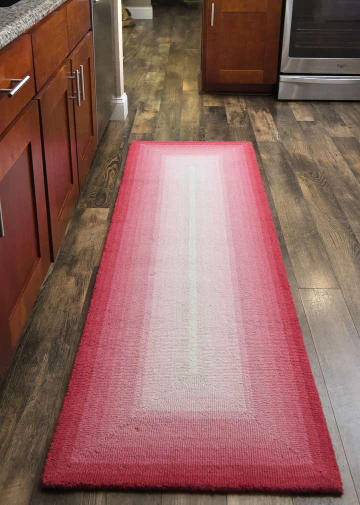 2' x 6' 1 Ombre Wool Runner Rug