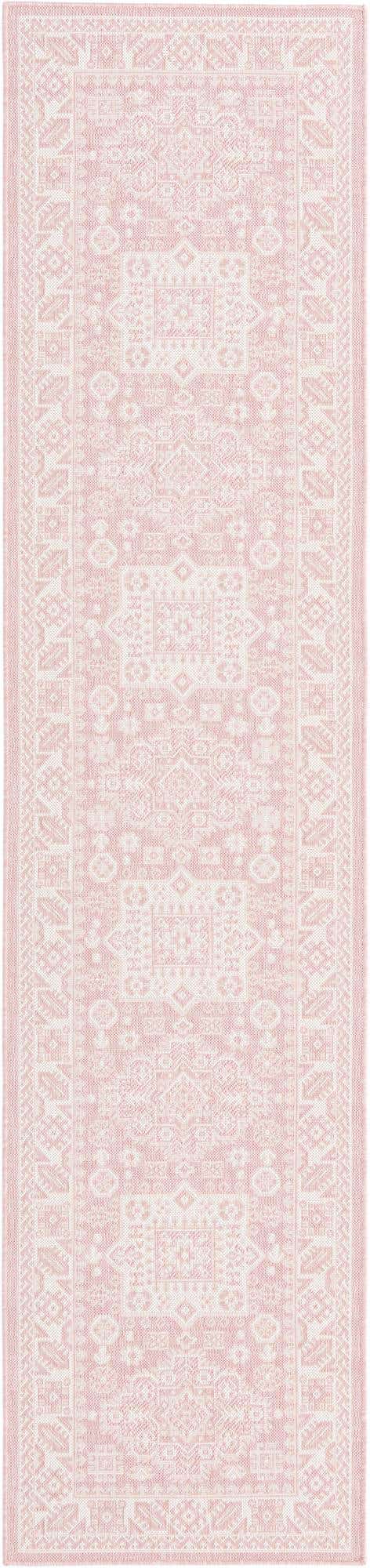 2' 7 x 12' Easy-Clean Aztec Indoor / Outdoor Runner Rug
