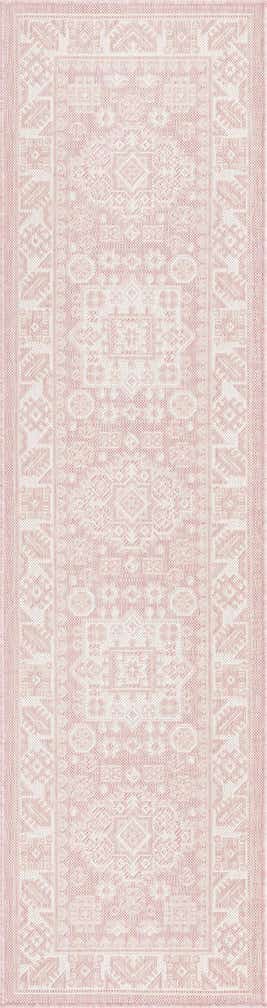 2' x 8' Easy-Clean Aztec Indoor / Outdoor Runner Rug