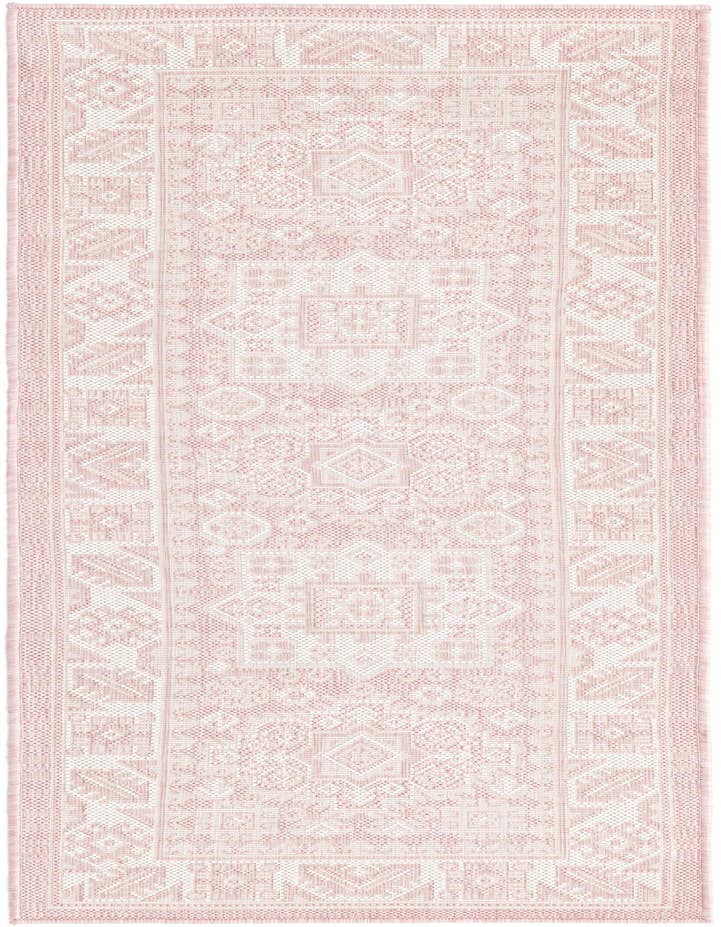 Detail image of 2' x 6' Easy-Clean Aztec Indoor / Outdoor Runner Rug