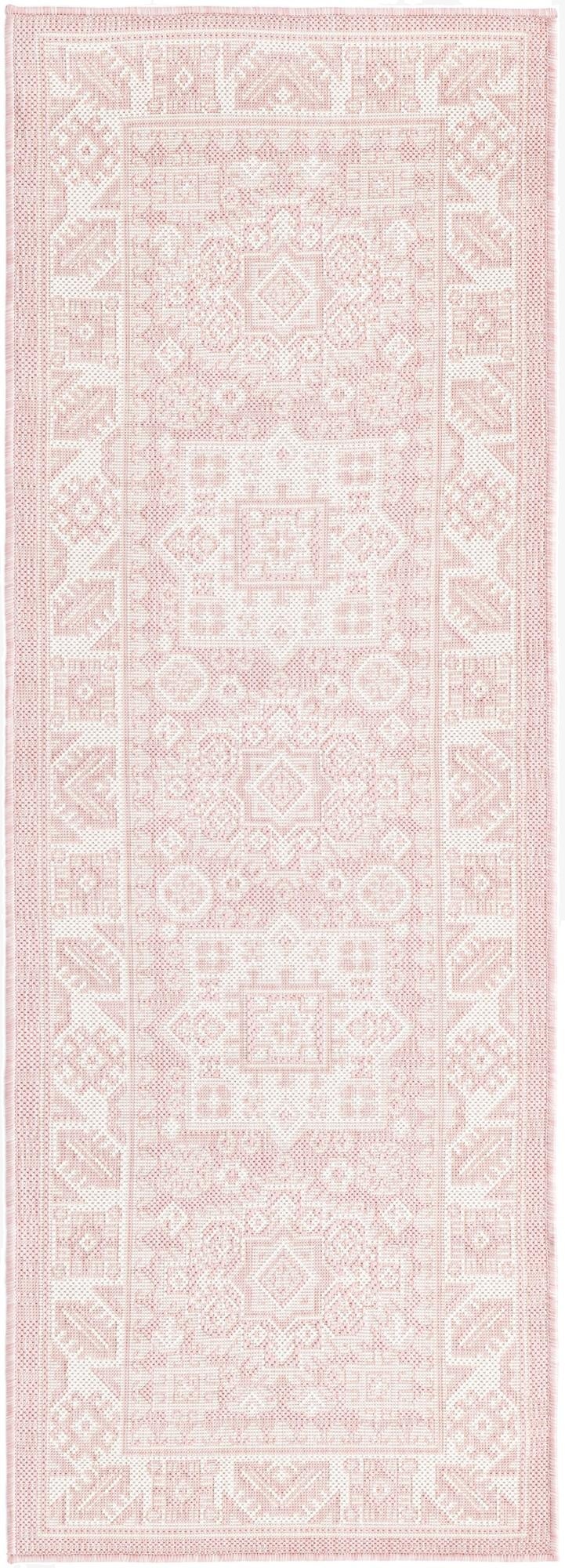 2' x 6'  Washable Aztec Indoor / Outdoor Runner Rug