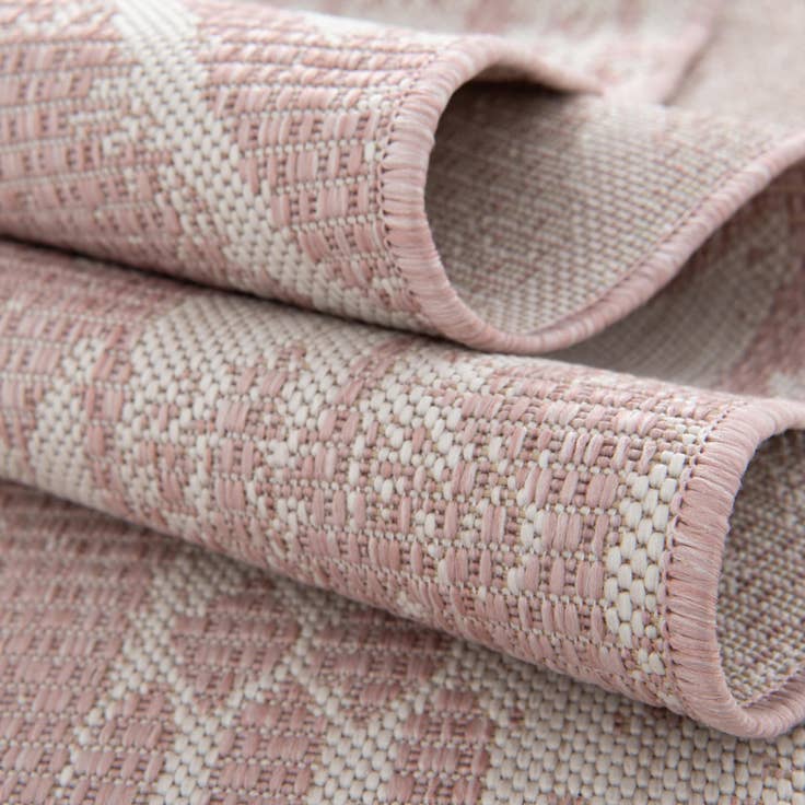 Detail image of 3' 3 x 14' Easy-Clean Bohemian Indoor / Outdoor Runner Rug