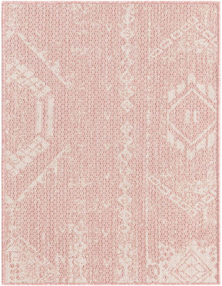 Detail image of 2' x 4' Easy-Clean Bohemian Indoor / Outdoor Runner Rug