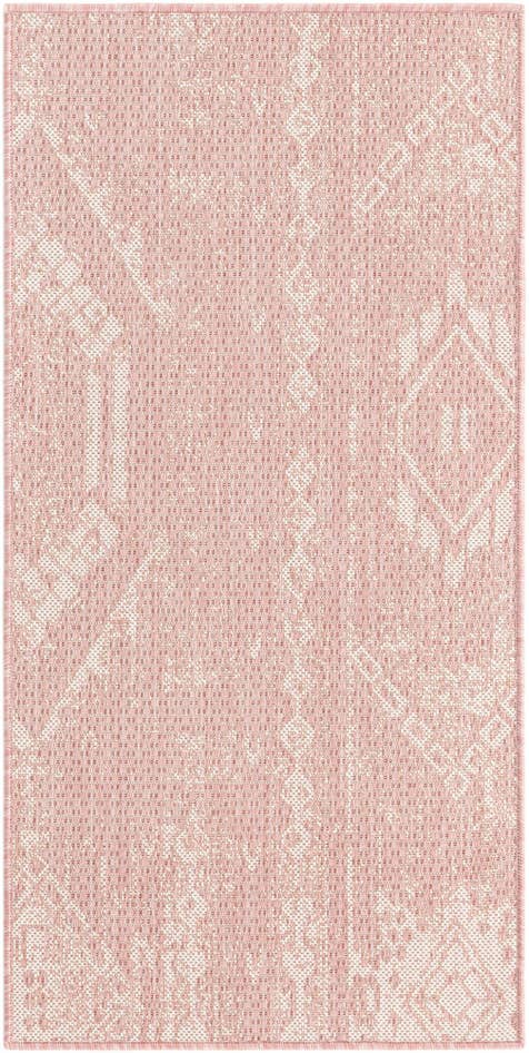 Detail image of 2' x 4' Easy-Clean Bohemian Indoor / Outdoor Runner Rug