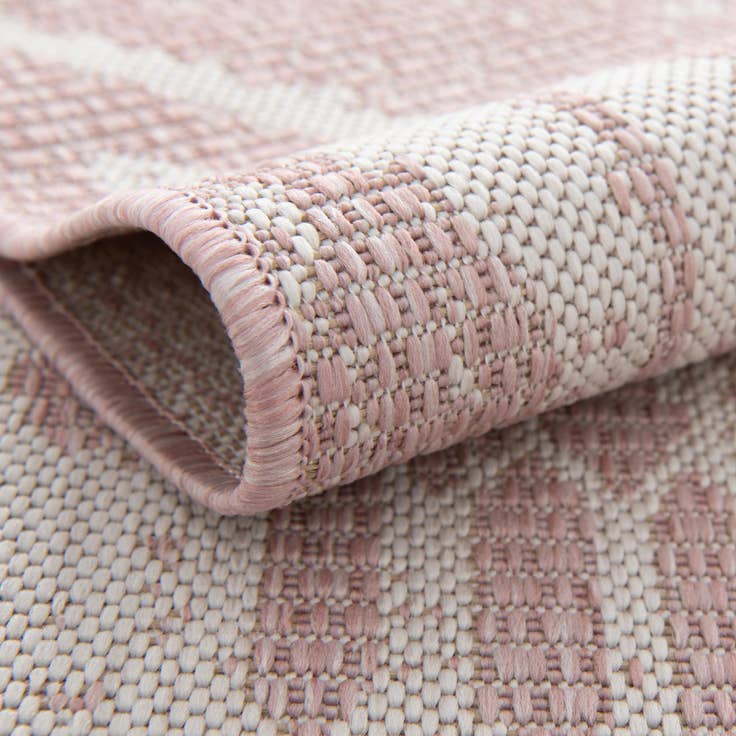 Detail image of 2' x 4' Easy-Clean Bohemian Indoor / Outdoor Runner Rug