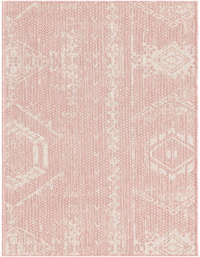 Detail image of 2' x 6' Easy-Clean Bohemian Indoor / Outdoor Runner Rug
