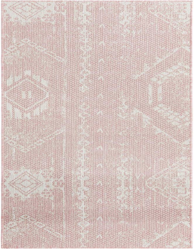 Detail image of 2' x 8' Easy-Clean Bohemian Indoor / Outdoor Runner Rug