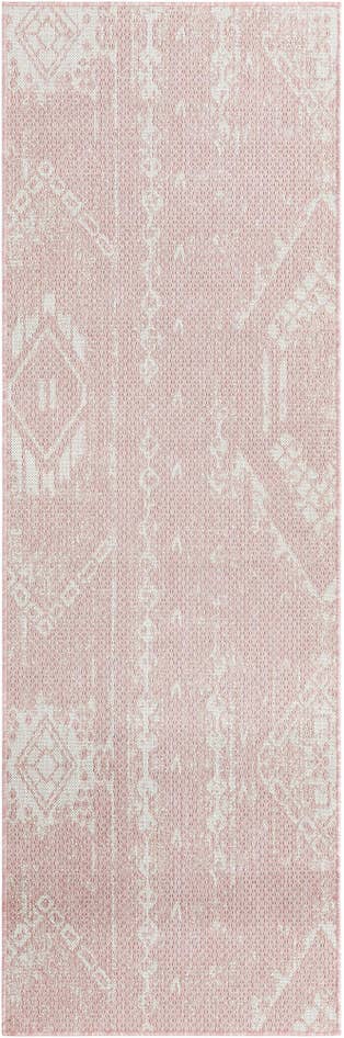 Detail image of 2' x 8' Easy-Clean Bohemian Indoor / Outdoor Runner Rug