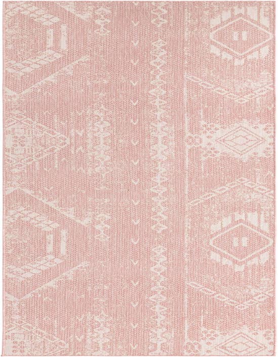 Detail image of 2' 7 x 12' Easy-Clean Bohemian Indoor / Outdoor Runner Rug