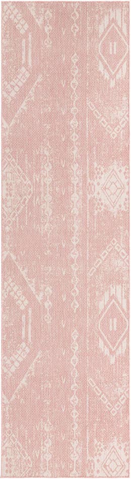 Detail image of 2' 7 x 12' Easy-Clean Bohemian Indoor / Outdoor Runner Rug