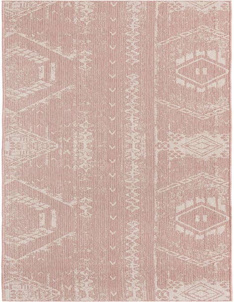 Detail image of 3' 3 x 14' Easy-Clean Bohemian Indoor / Outdoor Runner Rug