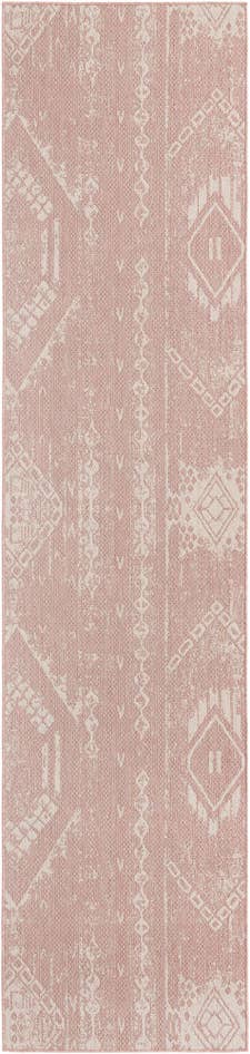 Detail image of 3' 3 x 14' Easy-Clean Bohemian Indoor / Outdoor Runner Rug