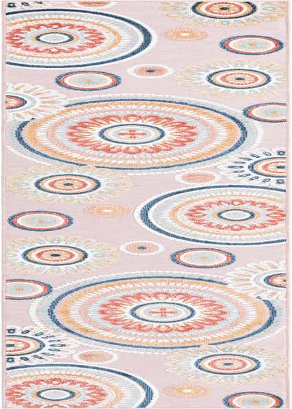 2' 7 x 12' Easy-Clean Botanical Indoor / Outdoor Runner Rug