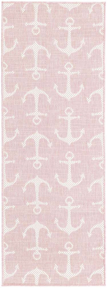2' x 6' Easy-Clean Coastal Indoor / Outdoor Runner Rug