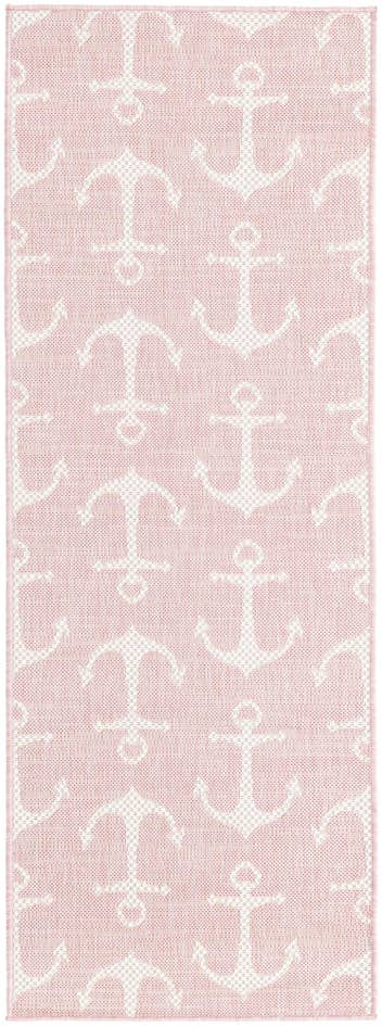 Detail image of 2' x 6' Easy-Clean Coastal Indoor / Outdoor Runner Rug