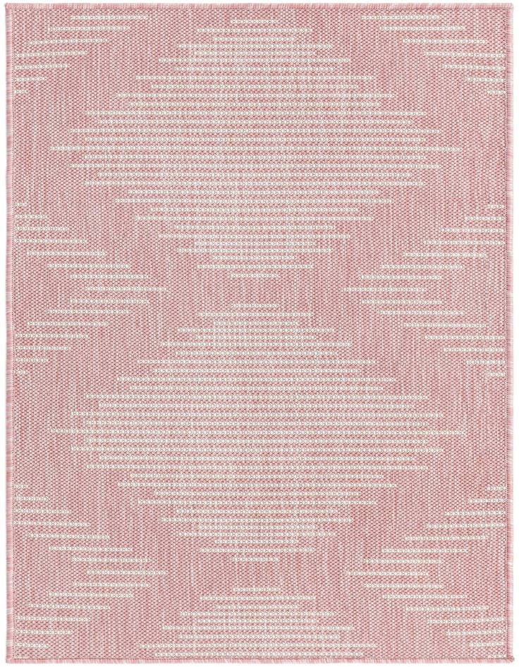 Detail image of 2' x 4' Easy-Clean Modern Indoor / Outdoor Runner Rug
