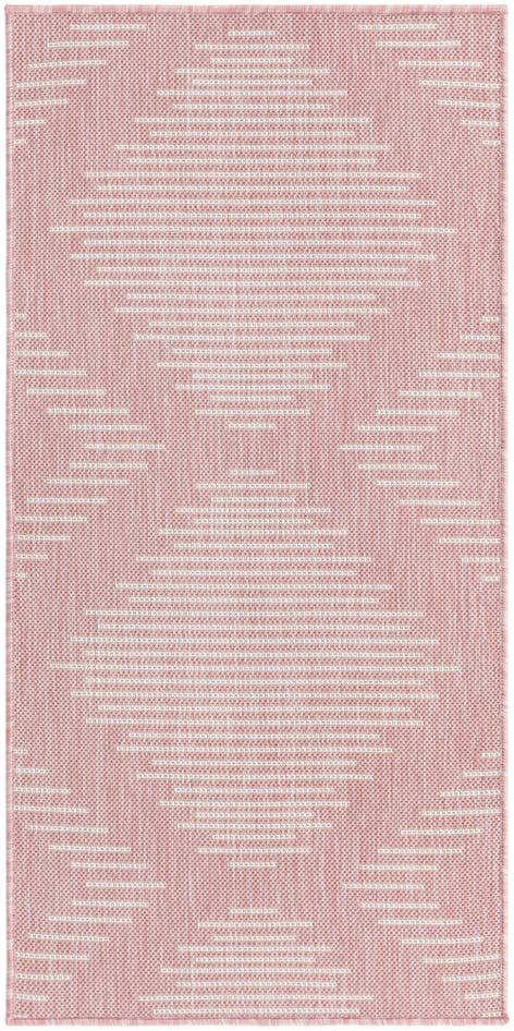 Detail image of 2' x 4' Easy-Clean Modern Indoor / Outdoor Runner Rug