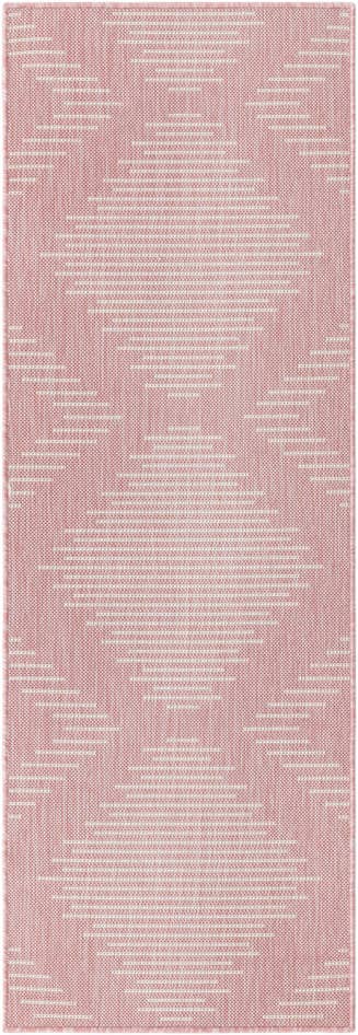 Detail image of 2' x 6' Easy-Clean Modern Indoor / Outdoor Runner Rug