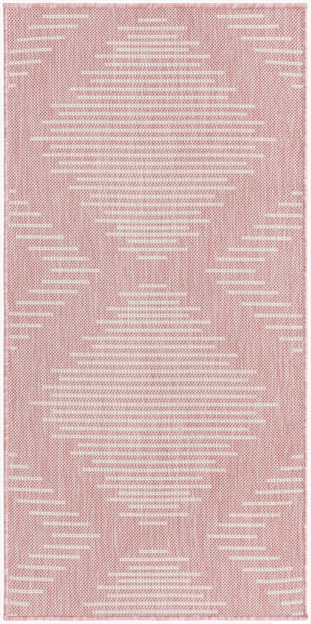 Primary image 2' x 4'  Washable Modern Indoor / Outdoor Runner Rug