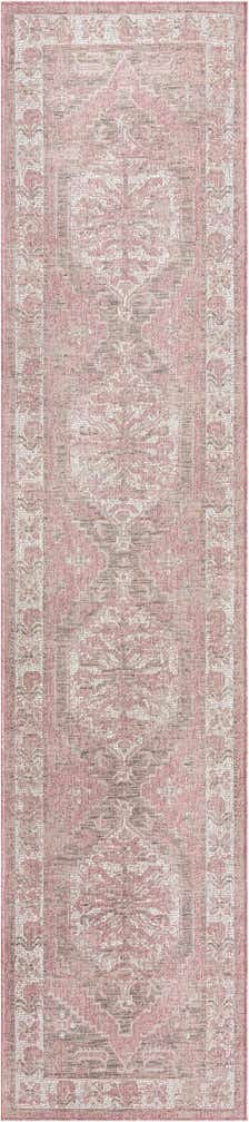 2' 7 x 12' Easy-Clean Traditional Indoor / Outdoor Runner Rug