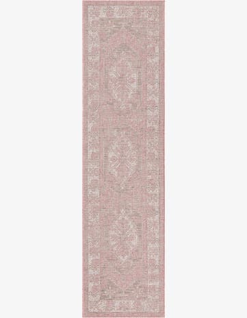 2' x 8' Easy-Clean Traditional Indoor / Outdoor Runner Rug