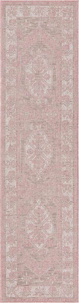 2' x 8' Easy-Clean Traditional Indoor / Outdoor Runner Rug