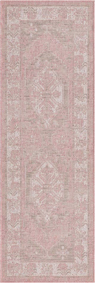 Detail image of 2' x 6' Easy-Clean Traditional Indoor / Outdoor Runner Rug