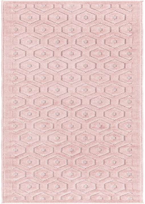 2' x 8' Easy-Clean Trellis Textured Indoor / Outdoor Runner Rug