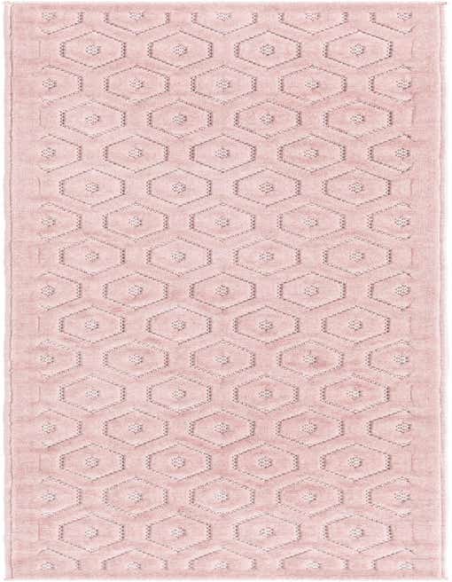 2' x 8' Easy-Clean Trellis Textured Indoor / Outdoor Runner Rug