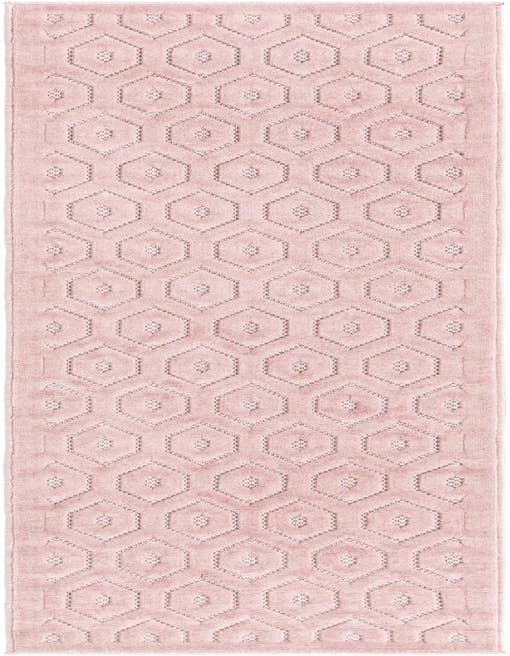 Detail image of 2' x 8' Easy-Clean Trellis Textured Indoor / Outdoor Runner Rug