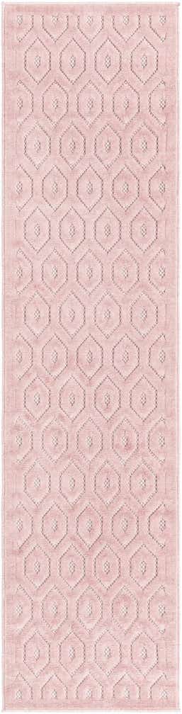 2' x 8' Easy-Clean Trellis Textured Indoor / Outdoor Runner Rug