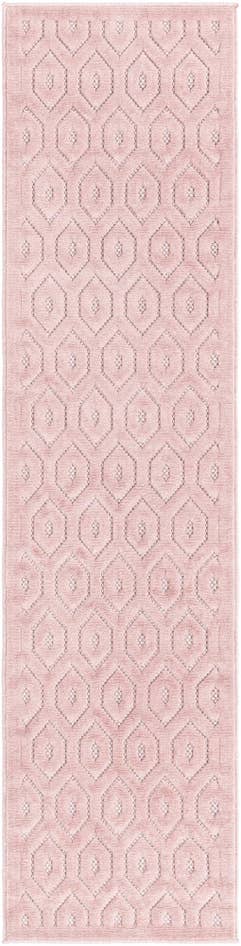 Detail image of 2' x 8' Easy-Clean Trellis Textured Indoor / Outdoor Runner Rug