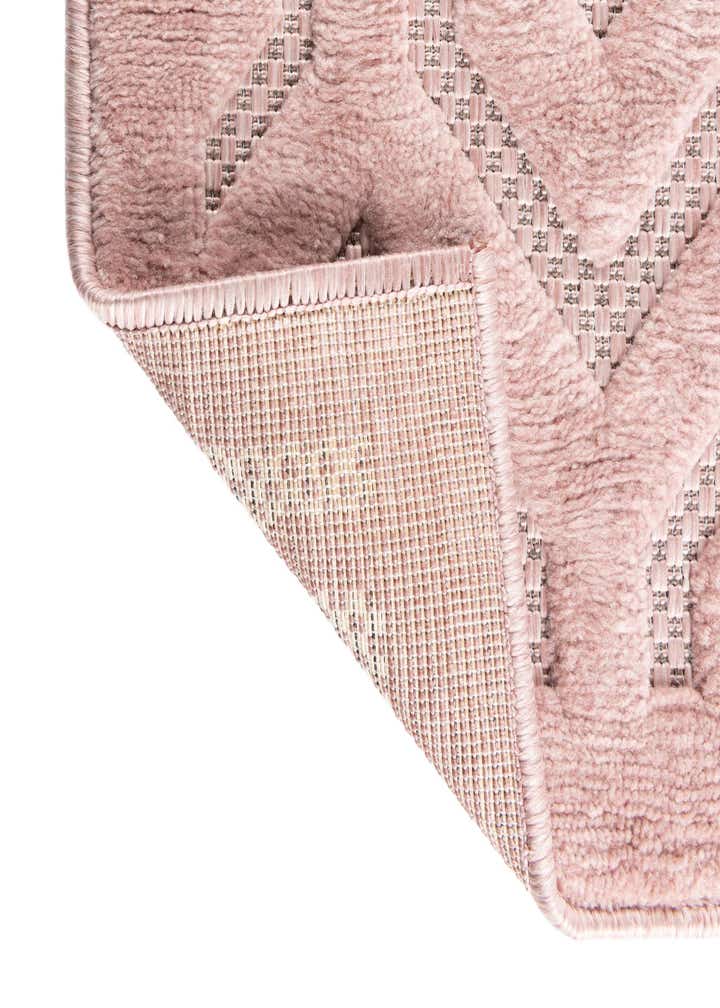 2' x 8' Easy-Clean Trellis Textured Indoor / Outdoor Runner Rug