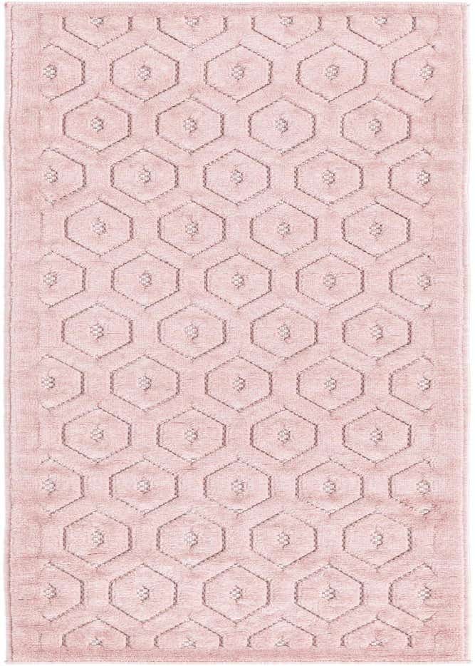 2' x 6' Easy-Clean Trellis Textured Indoor / Outdoor Runner Rug