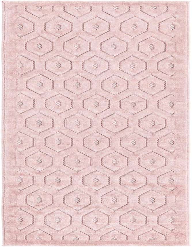 2' x 6' Easy-Clean Trellis Textured Indoor / Outdoor Runner Rug