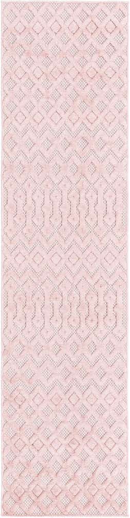 2' x 8' Easy-Clean Trellis Textured Indoor / Outdoor Runner Rug