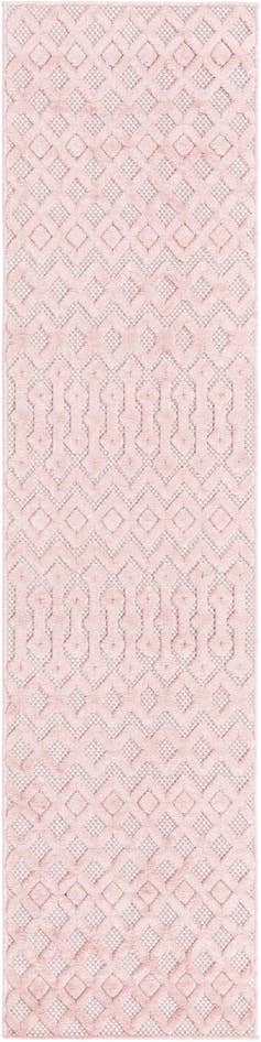 Detail image of 2' x 8' Easy-Clean Trellis Textured Indoor / Outdoor Runner Rug