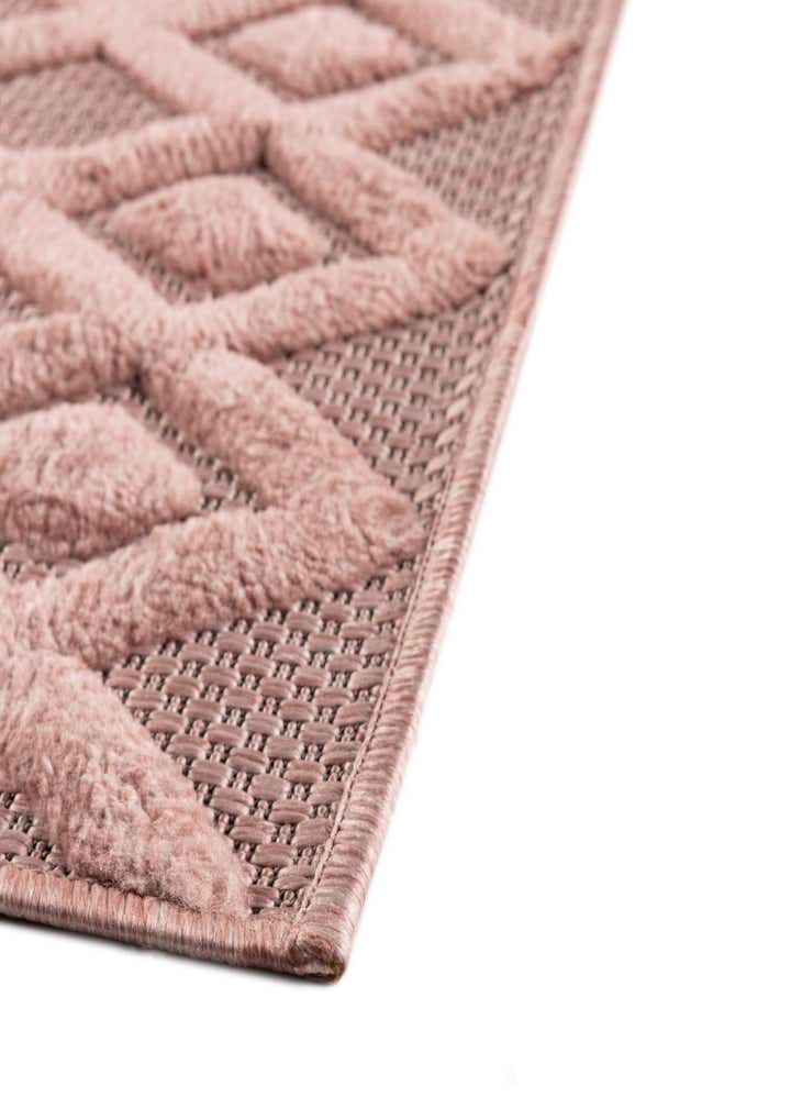 2' x 8' Easy-Clean Trellis Textured Indoor / Outdoor Runner Rug