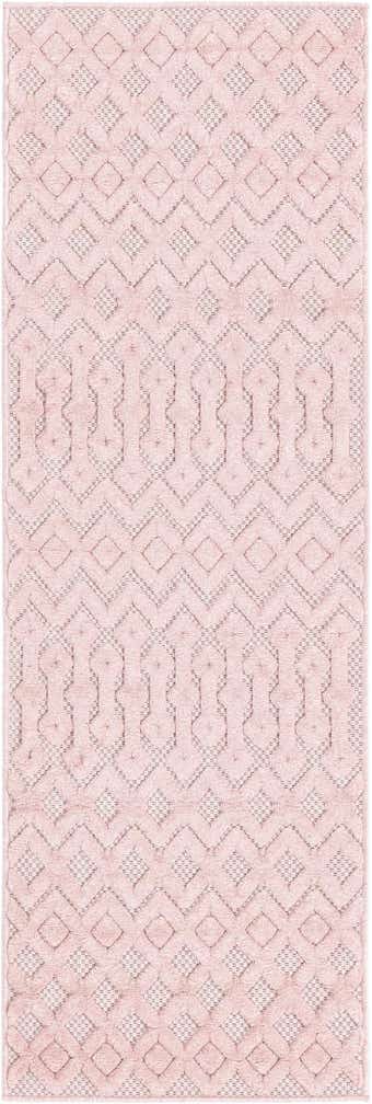 2' x 6' Easy-Clean Trellis Textured Indoor / Outdoor Runner Rug