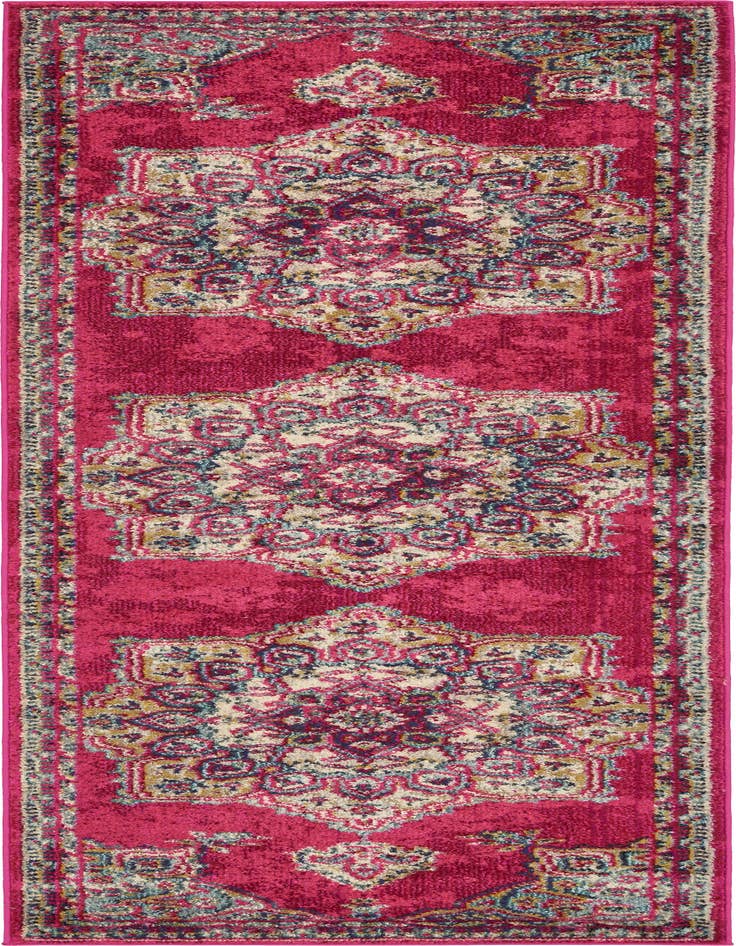Detail image of 2' 7 x 10' Washable Palazzo Runner Rug