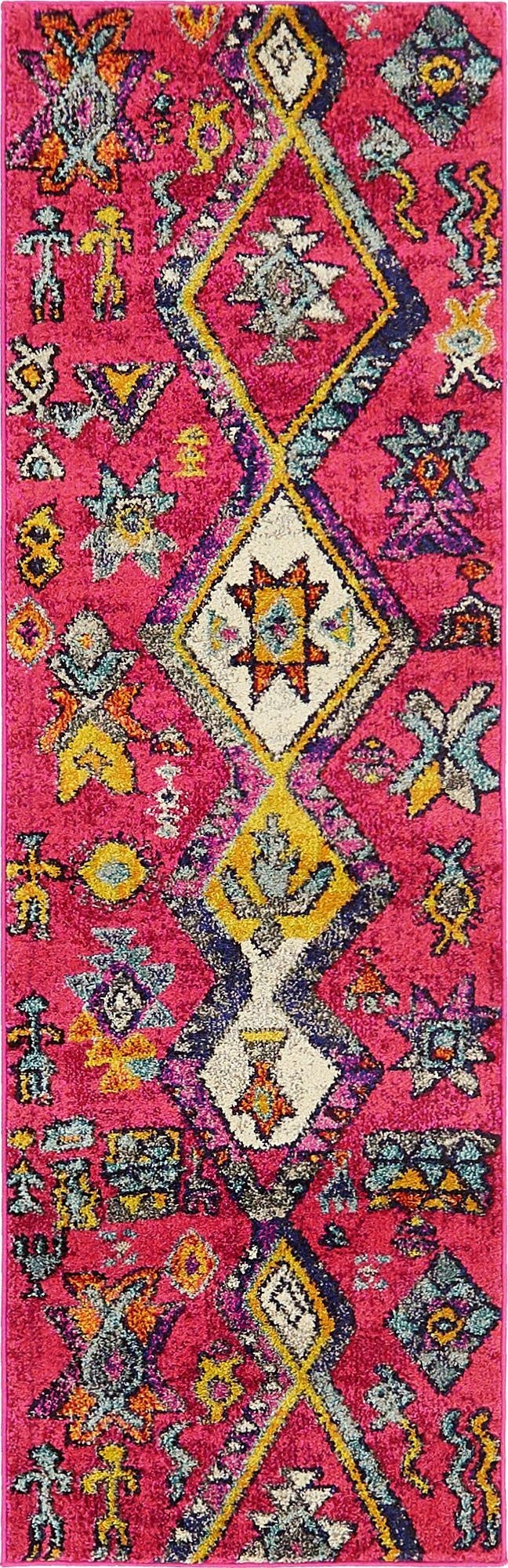 2' 2 x 6' 9  Washable Santa Fe Runner Rug