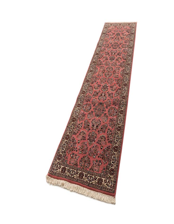 Detail image of 3' x 11' 2 Hand Knotted Sarough Wool Runner Rug