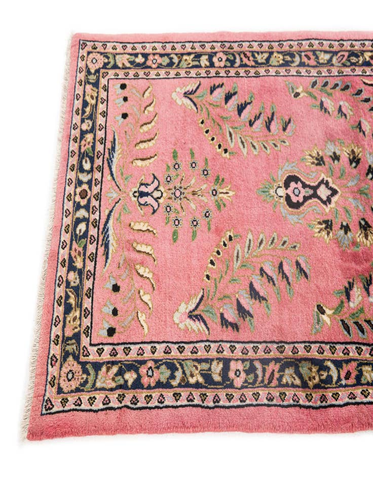 Detail image of 2' 4 x 12' 2  Hand Knotted Sarough Wool Runner Rug