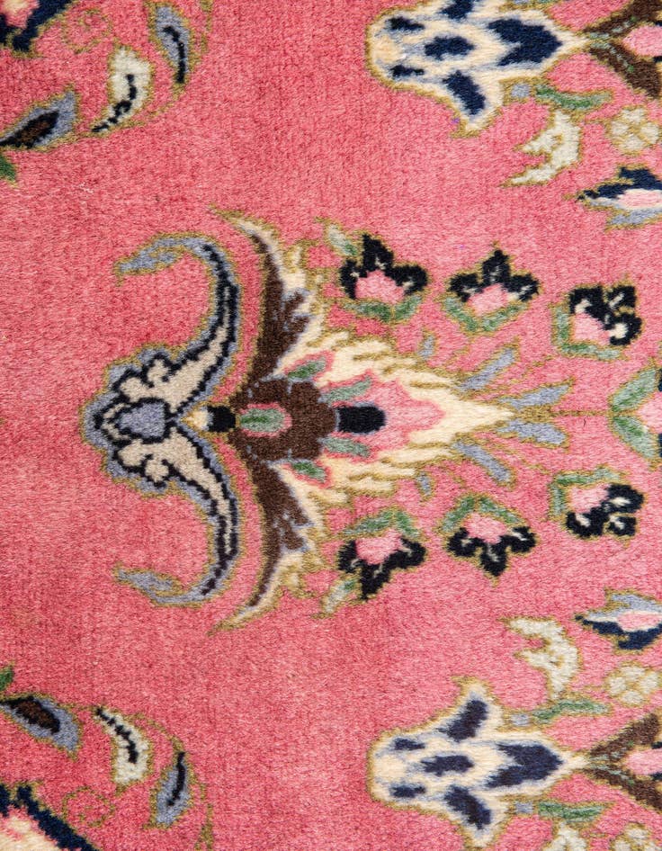 Detail image of 2' 4 x 12' 2  Hand Knotted Sarough Wool Runner Rug
